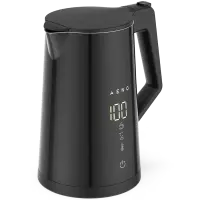 AENO EK7S Smart Electric Kettle, Wi-Fi, 1.7L, Temp Control, Strix, Black