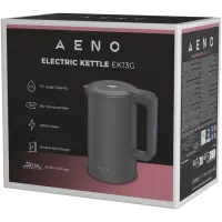 Electric Kettle, gray, 220-240V, 1850-2200W, 1.7L, strix controller – pilt 8