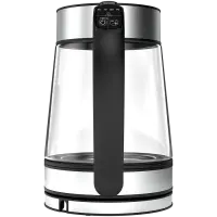 AENO EK1S Smart Electric Kettle, Wi-Fi, Glass, 1.7L, Temp Control, Black