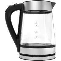 AENO EK1S Smart Electric Kettle, Wi-Fi, Glass, 1.7L, Temp Control, Black