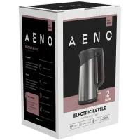AENO EK3 Electric Kettle, 1.7L, Strix, Double Walls, Metallic Grey – pilt 2