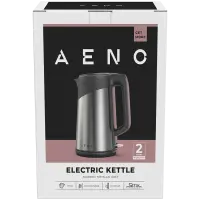 AENO EK3 Electric Kettle, 1.7L, Strix, Double Walls, Metallic Grey – pilt 7
