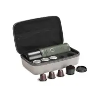 Outin Nano Travel Kit, Espresso Machine Bundle with Nano Protective Case, model OTEM-01, color Forest Green – pilt 2