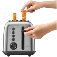 BUYDEEM 2 Slice Toaster, model DT620E, color Stainless Steel, EU