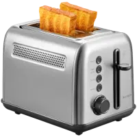 BUYDEEM 2 Slice Toaster, model DT620E, color Stainless Steel, EU – pilt 4
