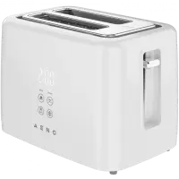 AENO TS2W Electric Toaster, 780-930W, Digital Display, 7 Levels, White