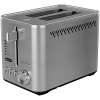 AENO TS3 Electric Toaster, Mechanical Control, Stainless Steel, 7 Levels