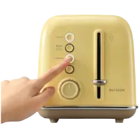 BUYDEEM 2 Slice Toaster, model DT620E, color Mellow Yellow, EU – pilt 4