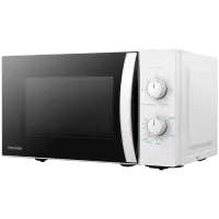 Microwave oven, volume 20L, mechanical control, 800W, 5 power levels, LED lighting, defrosting, cooking end signal, color: White – pilt 2