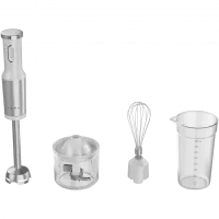 AENO HB4W Hand Blender Set, 1200W, Tiger Teeth Cutter, Whisk, White