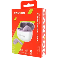 CANYON headset TWS-5 Purple – pilt 3