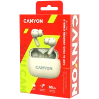 CANYON headset OnGo TWS-10 ANC+ENC Beige – pilt 8