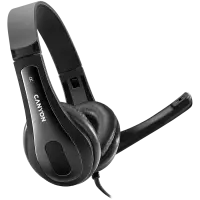 CANYON PC headset CHSU-1 PC Mic USB 2m Black