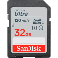 SANDISK Ultra 32GB SDHC Memory Card 100MB/s