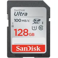 SANDISK Ultra 128GB SDXC Memory Card 100MB/s