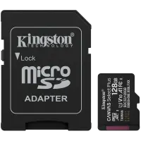 Kingston 128GB microSDXC Canvas Select Plus Gen3 150MB/s A1 Card + Adapter