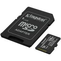 Kingston 128GB microSDXC Canvas Select Plus Gen3 150MB/s A1 Card + Adapter – pilt 2