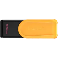 Kingston 512GB Portable USB 3.2 Gen 1 DataTraveler Exodia S (Black/Yellow)