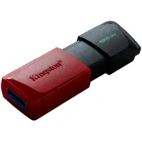 Kingston 128GB USB3.2 Gen1 DataTraveler Exodia M (Black + Red) – pilt 3
