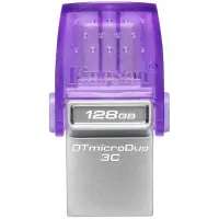 Kingston 128GB DataTraveler microDuo 3C 200MB/s dual USB-A + USB-C