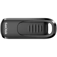 SANDISK Ultra Slider USB Type-C Flash Drive, 256GB USB 3.2 Gen 1 Performance with a Retractable Connector
