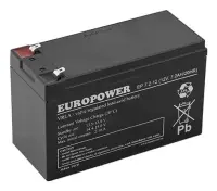 BATTERY 12V 7.2AH VRLA/EP7.2-12 T2 EUROPOWER EMU