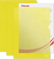 Kiletasku L-tasku A4 ESSELTE 115mic 100tk kollane
