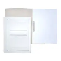 Kiirköitja SMLT A4 250g kartongist metallklambriga valge (Delo)