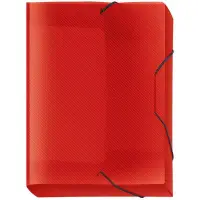 Plastmapp kummiga FORPUS A4 30mm punane