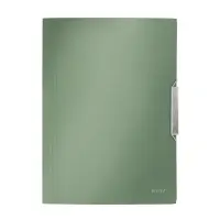 Plastmapp A4 kummiga LEITZ Style roheline