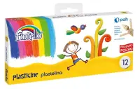 Plastiliin FIORELLO 16g x 12 värvi