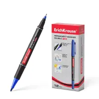 Permanentne marker ERICH KRAUSE P-80 kahe otsaga 0,5/2,0mm sinine