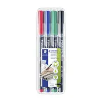 Permanentne marker OHP STAEDTLER Lumocolor 317 M 1,0mm 4 värvi komplekt
