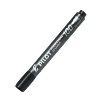 Permanentne marker PILOT 100 koonilise otsaga 1mm must