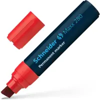 Permanentne marker SCHNEIDER Maxx 280 lõigatud otsaga 4-12mm punane