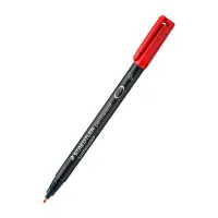 Permanentne marker OHP STAEDTLER Lumocolor 318 F 0,6mm punane