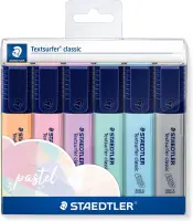 Tekstimarkerite komplekt STAEDTLER 364C 6 pastell värvi