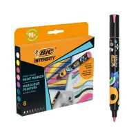 Värvimarker BIC Intensity Pain 1,5-2,3 mm 8 värvi komplekt