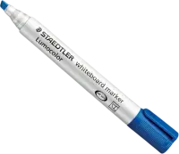 Tahvlimarker STAEDTLER 351 lõigatud otsaga sinine