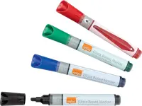 Kriidimarker-klaastahvlimarker NOBO GLASS 4tk pakis
