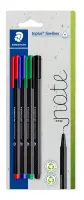 Tindipliiats STAEDTLER Triplus 334 0,3mm 4 värvi komplekt