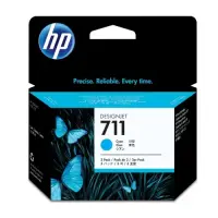 HP 711 3-pack (CZ134A) Ink Cartridge, Cyan