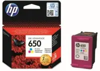 HP 650 Tri-color (CZ102AE) Ink Cartridge, CMY