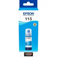 Epson 115 EcoTank (C13T07D24A) Ink Refill Bottle, Cyan