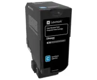 Lexmark 74C2SC0 Toner Cartridge, Cyan