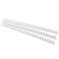 Köitespiraal 14mm (kuni 125 lehte) plast valge 100tk