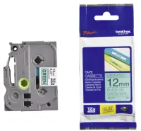 Kleepkirjalint/markeerimislint BROTHER TZE-731 12mm must rohelisel