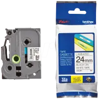 Kleepkirjalint/markeerimislint BROTHER TZE-251 24mm must/valgel