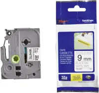Kleepkirjalint/markeerimislint BROTHER Strong TZE-S221 9mm must/valgel