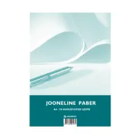 Tarbepaber A4 jooneline köitmisaukudega 100lehte pakis